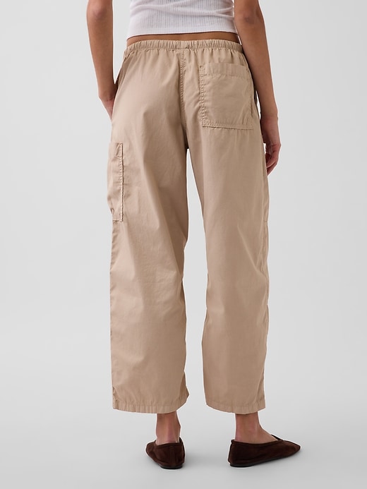 Image number 4 showing, Mid Rise Twill Easy Barrel Utility Pants