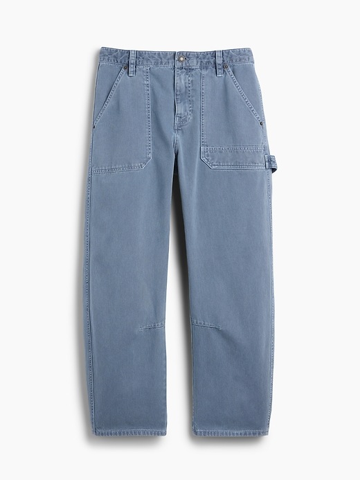 Image number 6 showing, Mid Rise Barrel Utility Pants