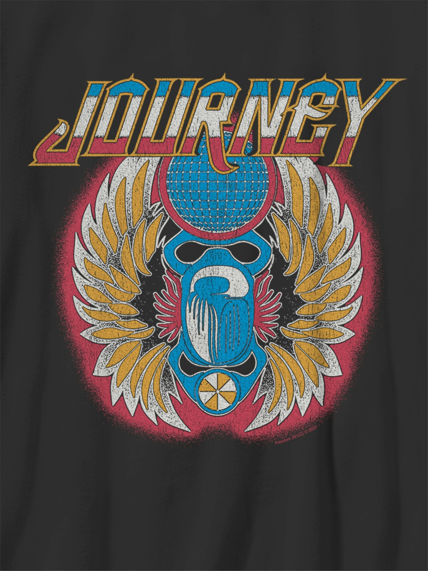 Детская футболка Gap Journey Scarab Freedom Disco Glow с принтом — фото 3