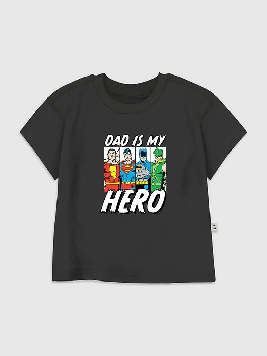 Image number 1 showing, Toddler DC Comics Justice League Hero Dad Graphic Tee