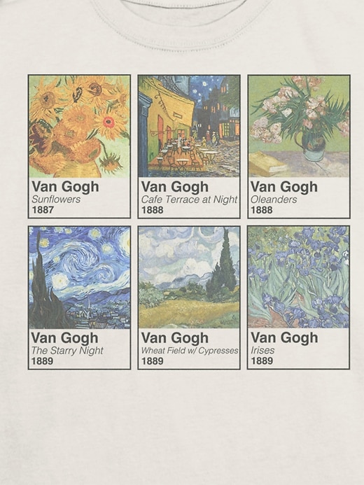 Image number 3 showing, Kids Van Gogh Swatches Graphic T-Shirt
