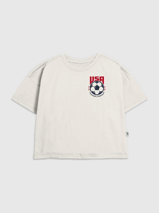 Image number 1 showing, Kids USA Soccer Crest Graphic T-Shirt