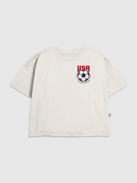 Kids USA Soccer Crest Graphic T-Shirt