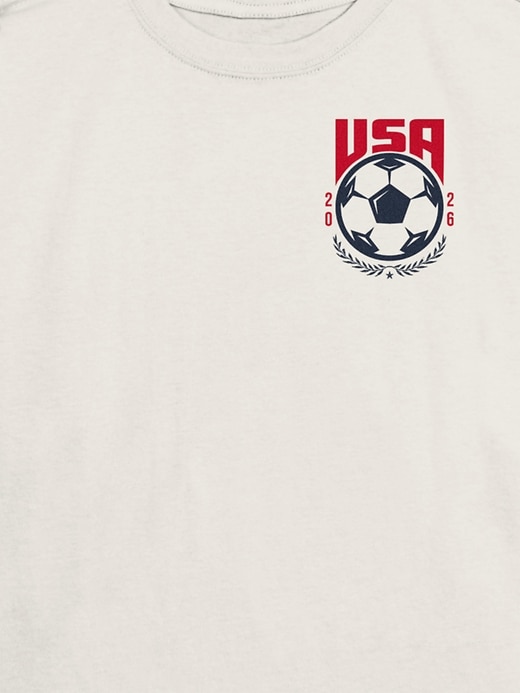 Image number 3 showing, Kids USA Soccer Crest Graphic T-Shirt