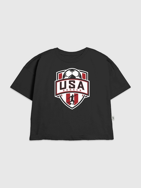 Kids US Soccer Shield Graphic T-Shirt