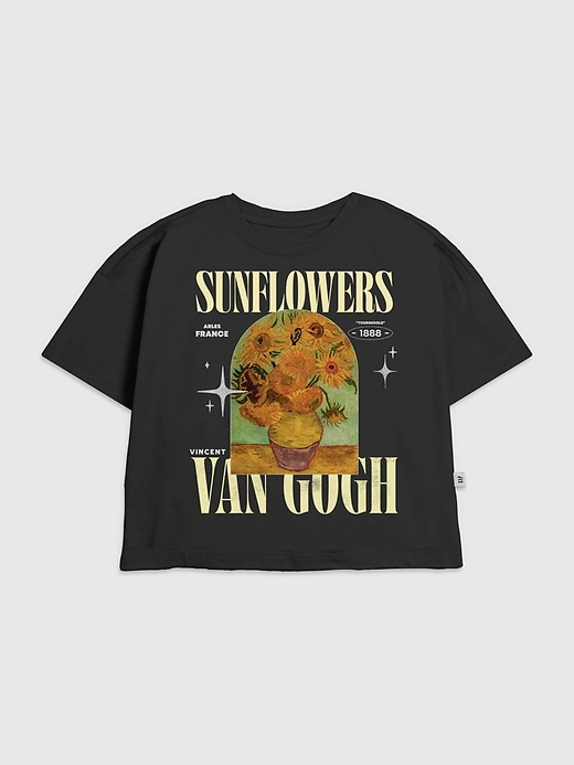 Image number 1 showing, Kids Van Gogh Sunflowers Graphic T-Shirt