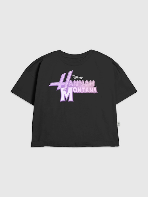 Kids Hannah Montana Glam Logo Graphic T-Shirt