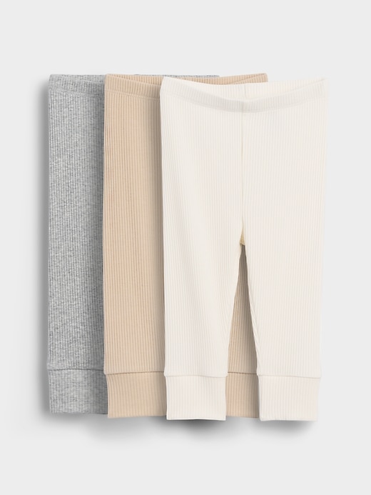 Image number 1 showing, Baby First Favorites TinyRib Pants (3-Pack)