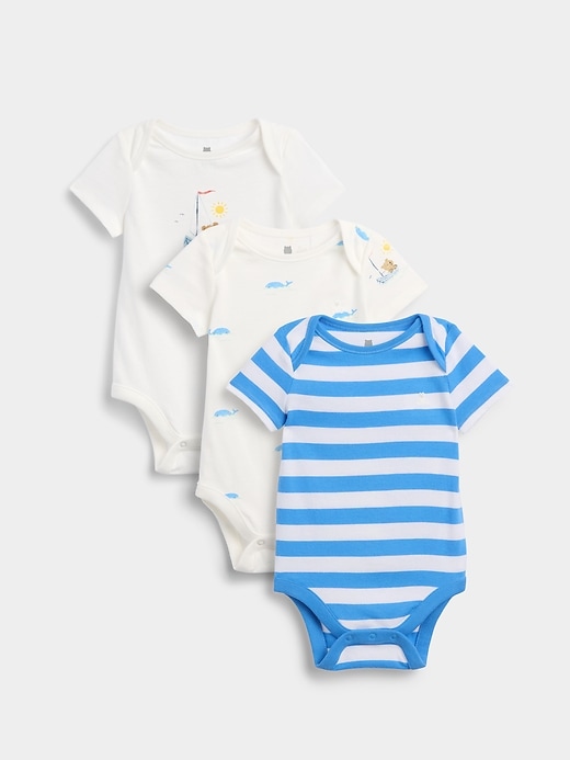 Image number 1 showing, Baby First Favorites Organic Cotton Bodysuit (3-Pack)