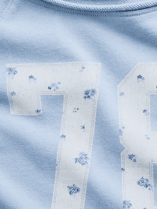 Image number 5 showing, Kids VintageSoft Terry Raglan Graphic Sweatshirt