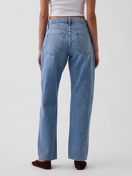 Image number 4 showing, Mid Rise Straight Taper Jeans