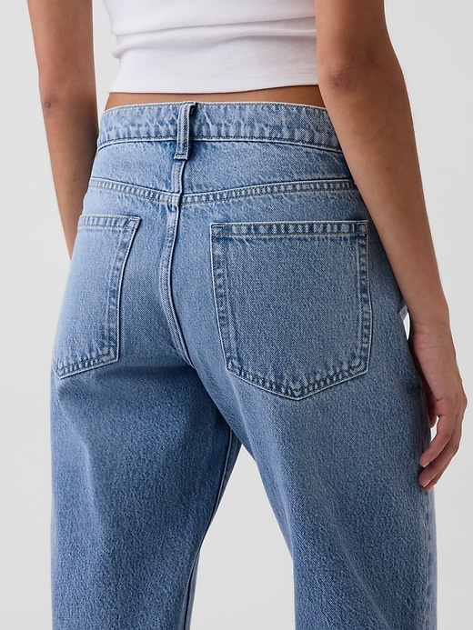 Image number 5 showing, Mid Rise Straight Taper Jeans