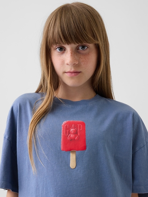 Image number 1 showing, Kids Oversized Graphic T-Shirt