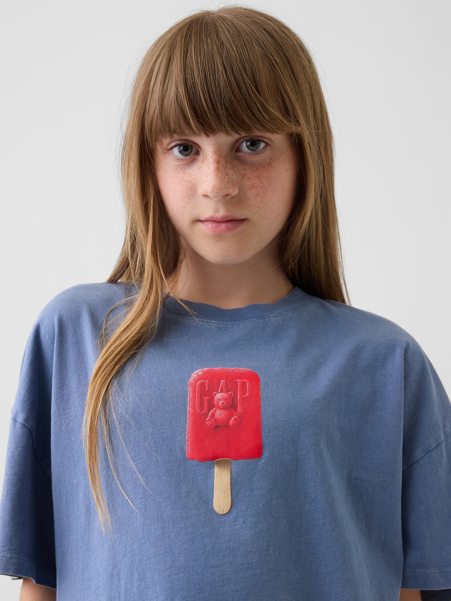 Kids Oversized Graphic T-Shirt