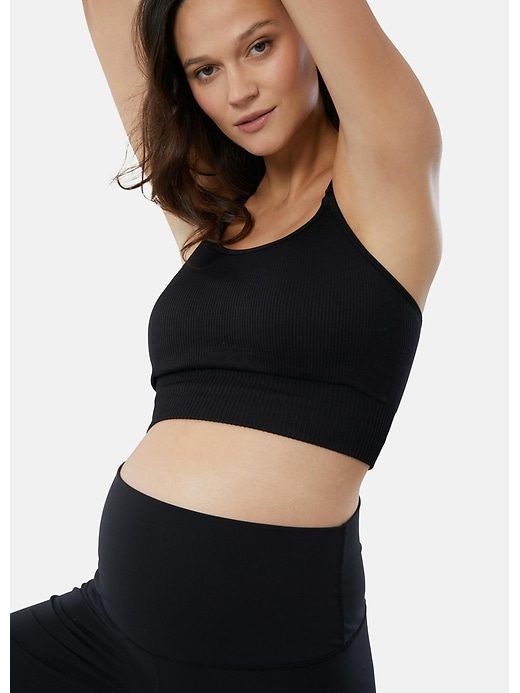 Image number 3 showing, Ingrid and Isabel Seamless Nursing Sports Bra