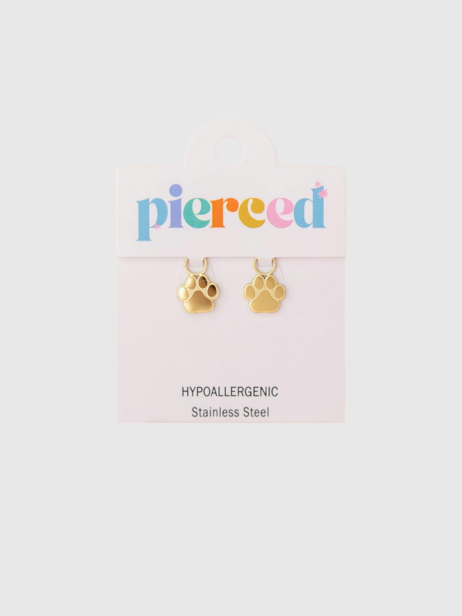 Детские серьги-конго Gap Pierced Co Paw Print