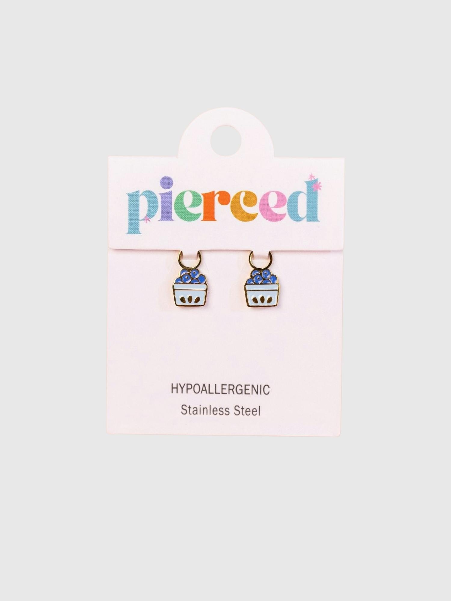 Gap Pierced Co Blueberry Charms for Huggie Earrings