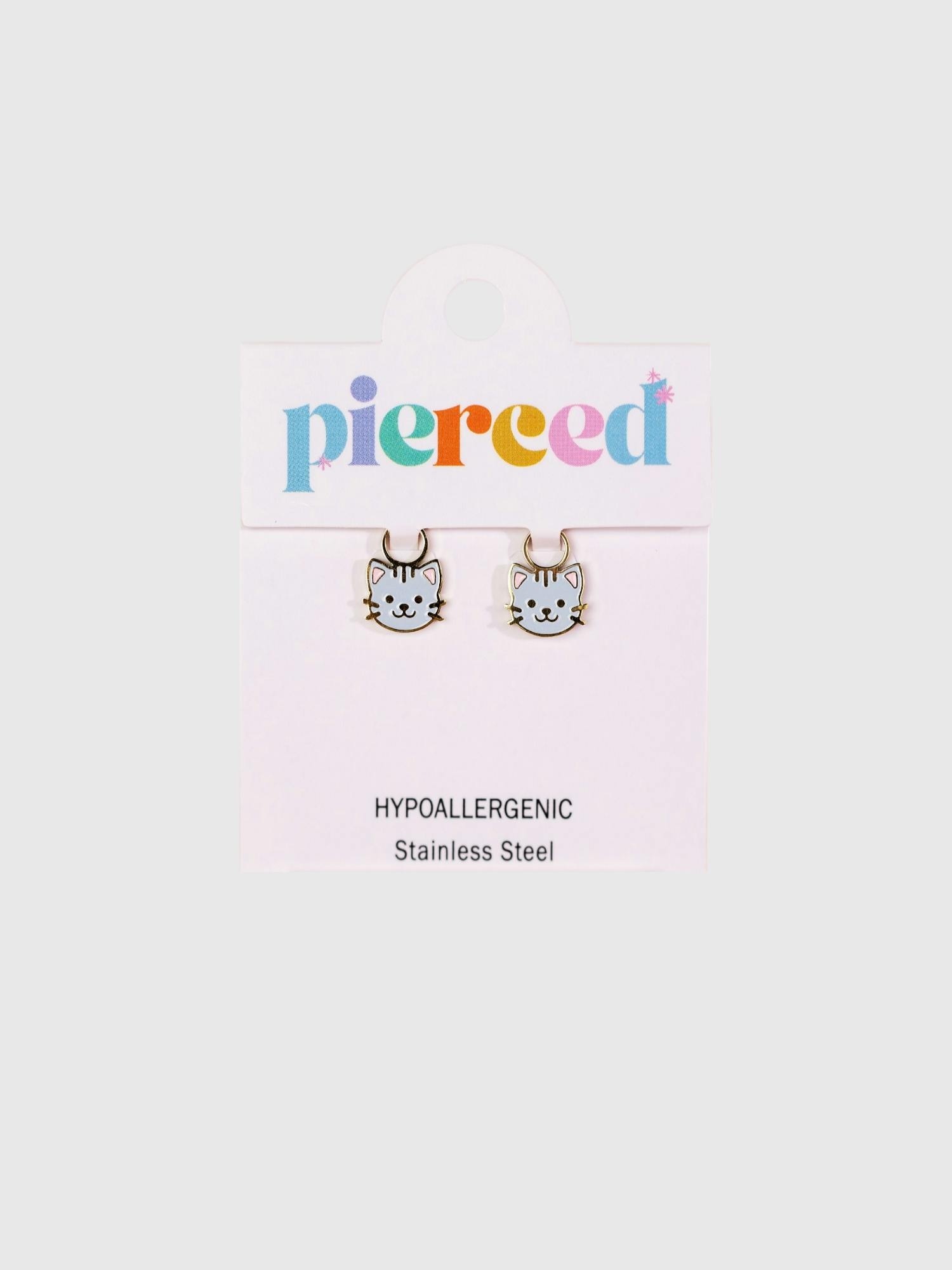 Детские серьги-конго Gap Pierced Co с подвесками-котиками