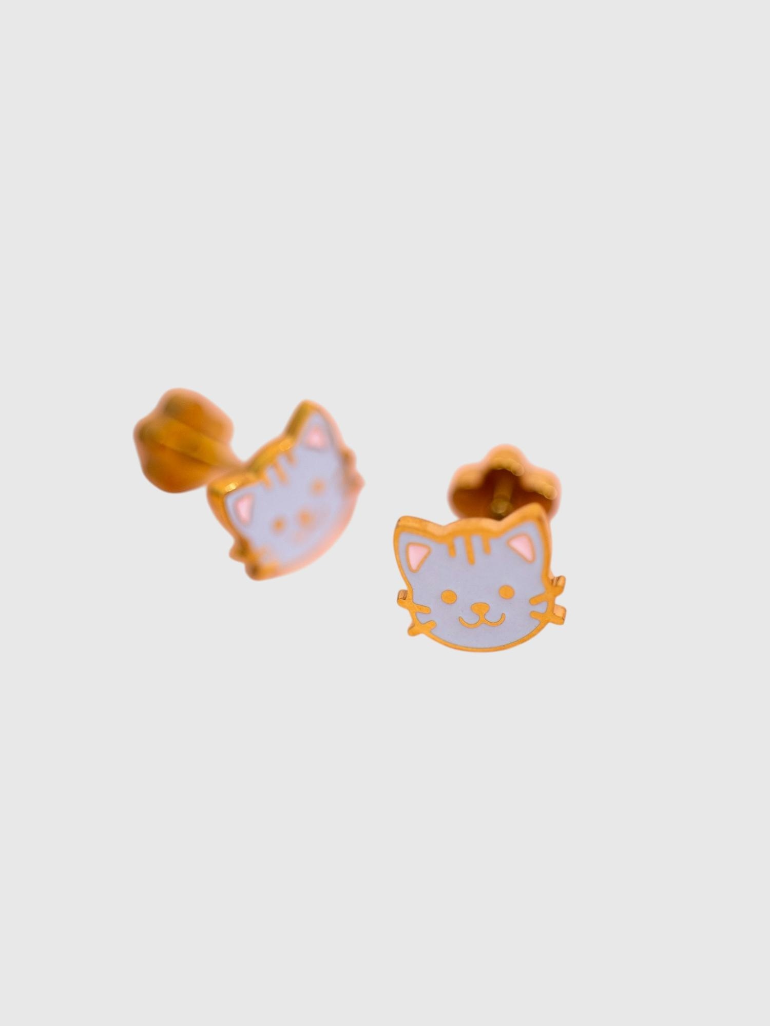 Детские серьги-гвоздики Gap Pierced Co Cat — фото 2