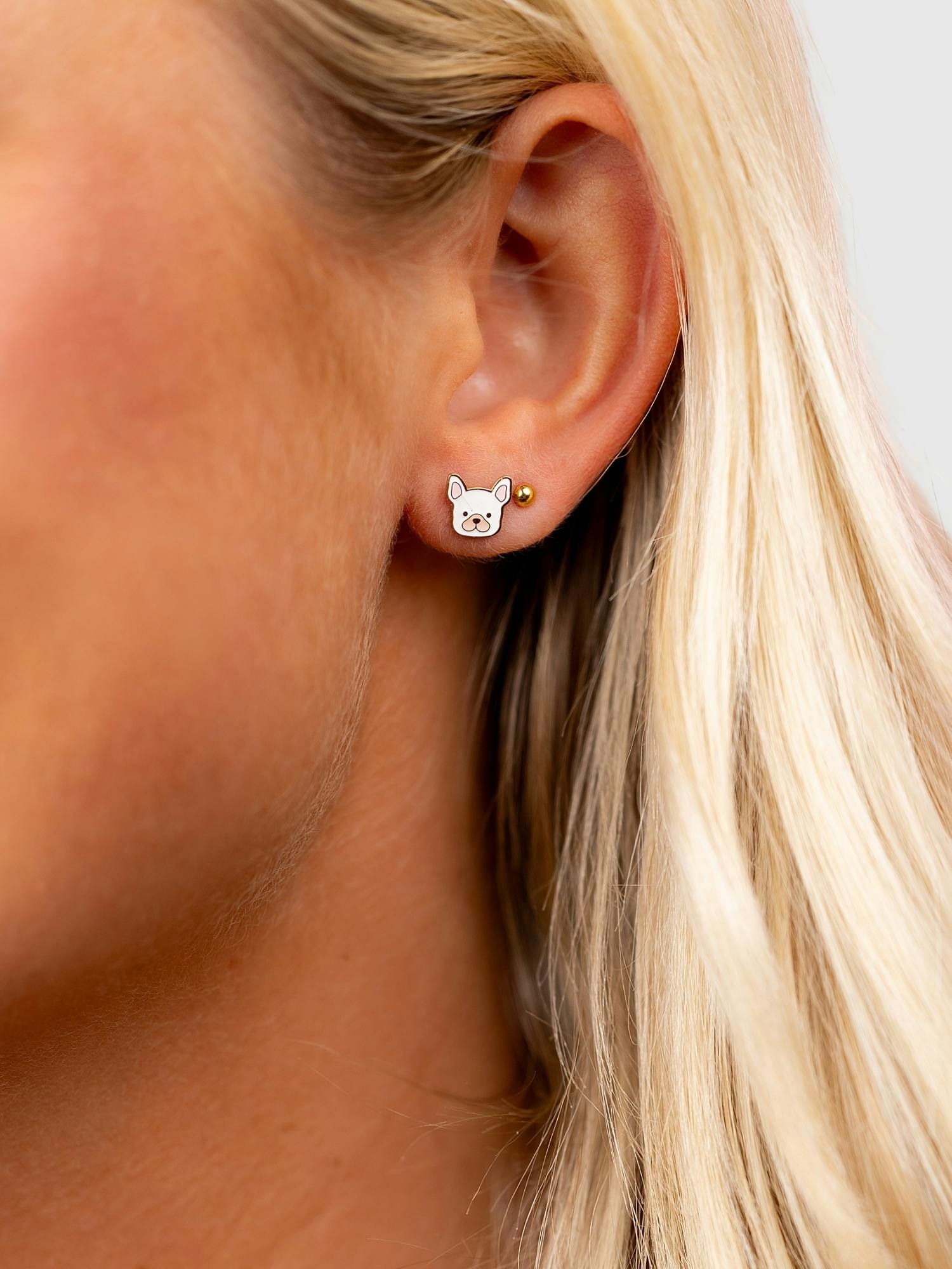 Детские серьги-гвоздики Gap Pierced Co Dog — фото 3