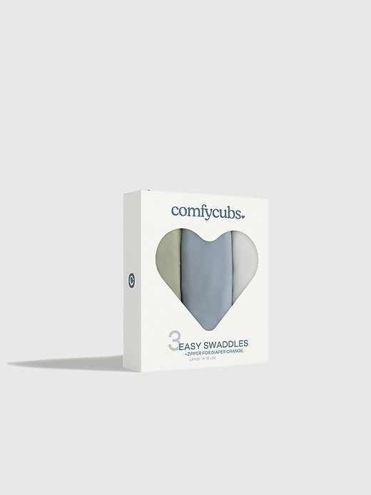 Image number 2 showing, Comfy Cubs Easy Swaddle Blankets With Zipper