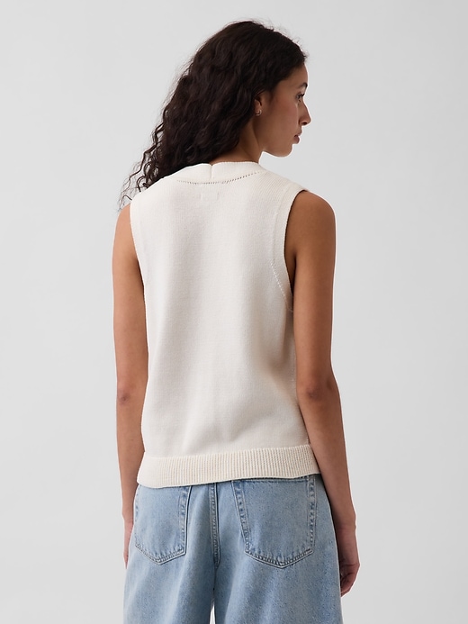 Image number 3 showing, 100% Cotton Pocket Sweater Vest