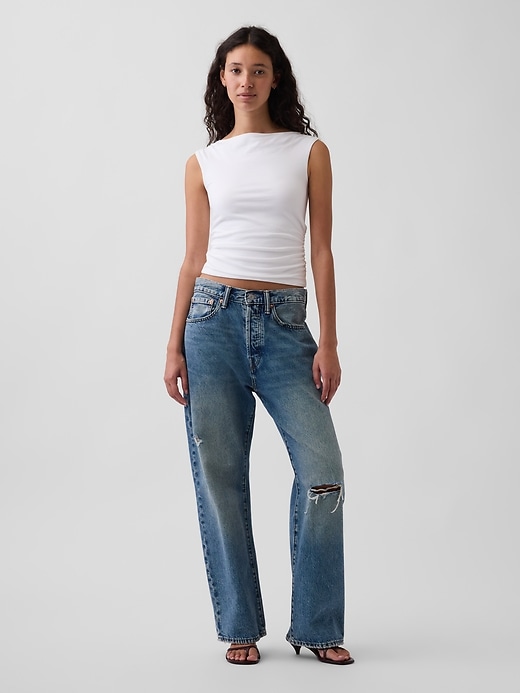 Image number 2 showing, CloseKnit Jersey Ruched Crop Top