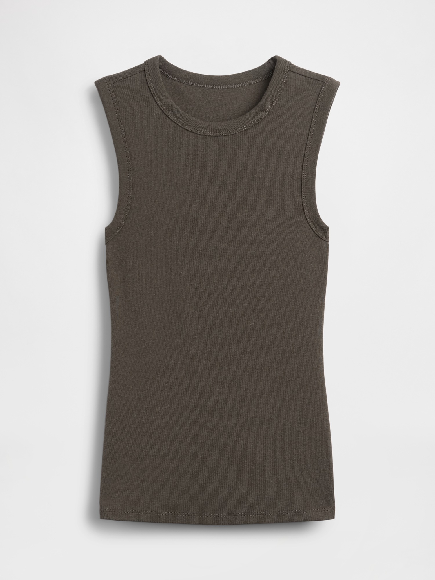 Женские топы Gap Modern Crewneck Tank Top — фото 5