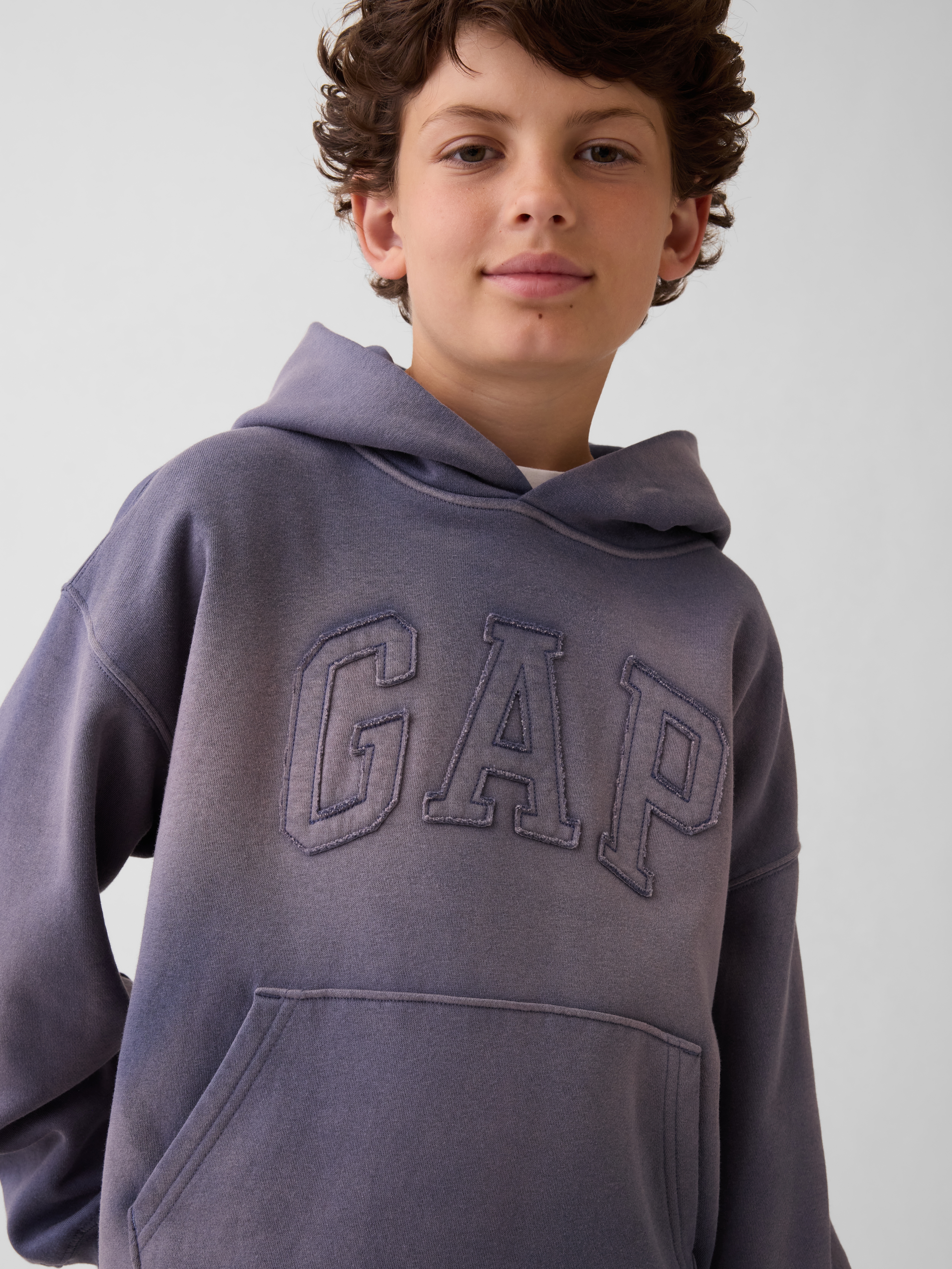 Kids VintageSoft  Logo Hoodie