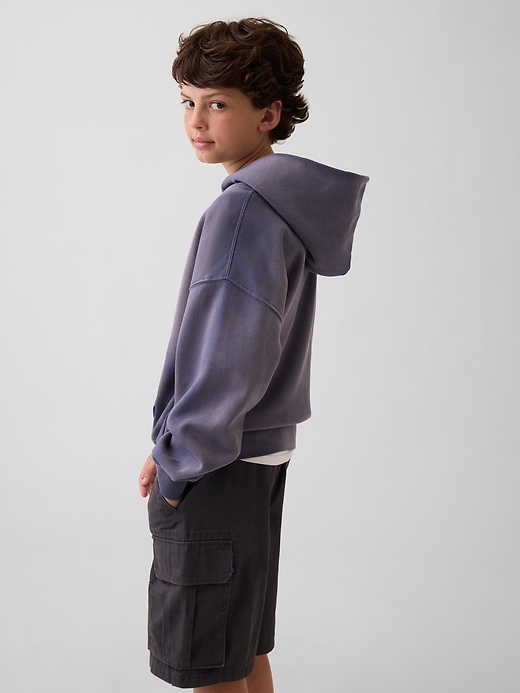 Image number 3 showing, Kids VintageSoft Relaxed Logo Hoodie