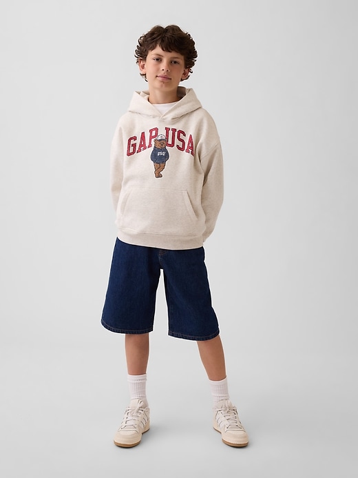 Image number 4 showing, Kids VintageSoft Relaxed Brannan Bear Logo Hoodie