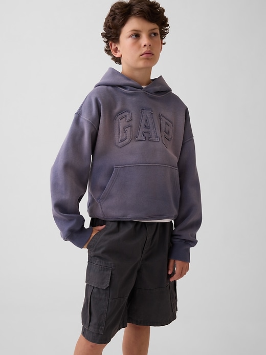 Image number 5 showing, Kids VintageSoft Relaxed Logo Hoodie