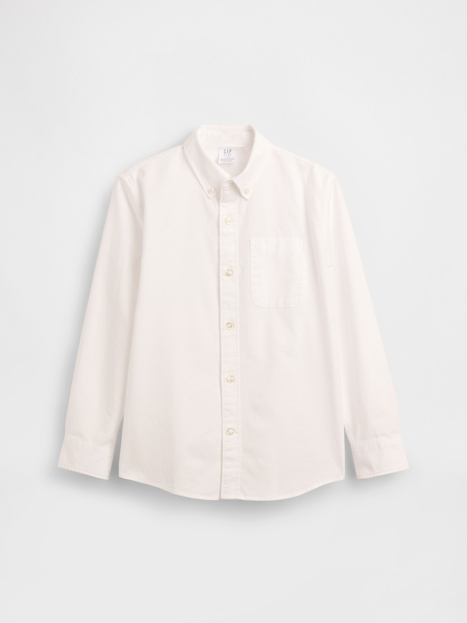Детские рубашки Gap Kids Uniform Oxford Shirt — фото 2