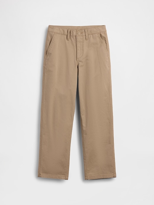 Image number 2 showing, Kids Modern Uniform Loose Khakis