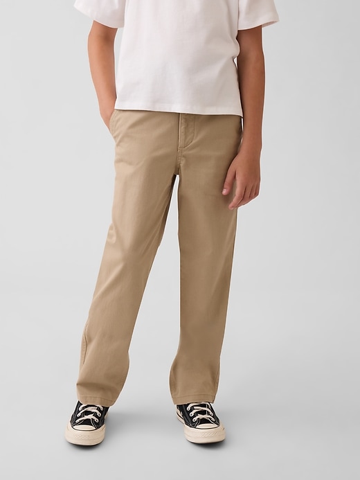 Image number 3 showing, Kids Modern Uniform Loose Khakis