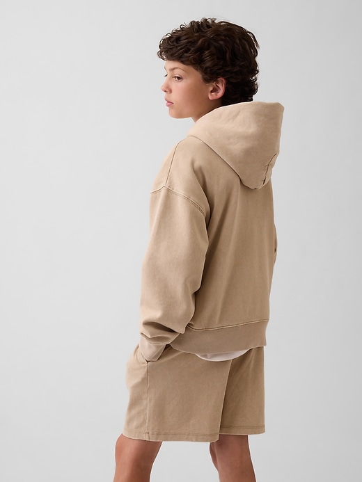 Image number 3 showing, Kids VintageSoft Relaxed Zip Hoodie