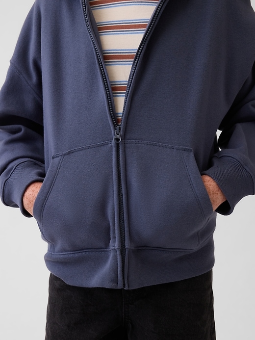Image number 5 showing, Kids VintageSoft Relaxed Zip Hoodie