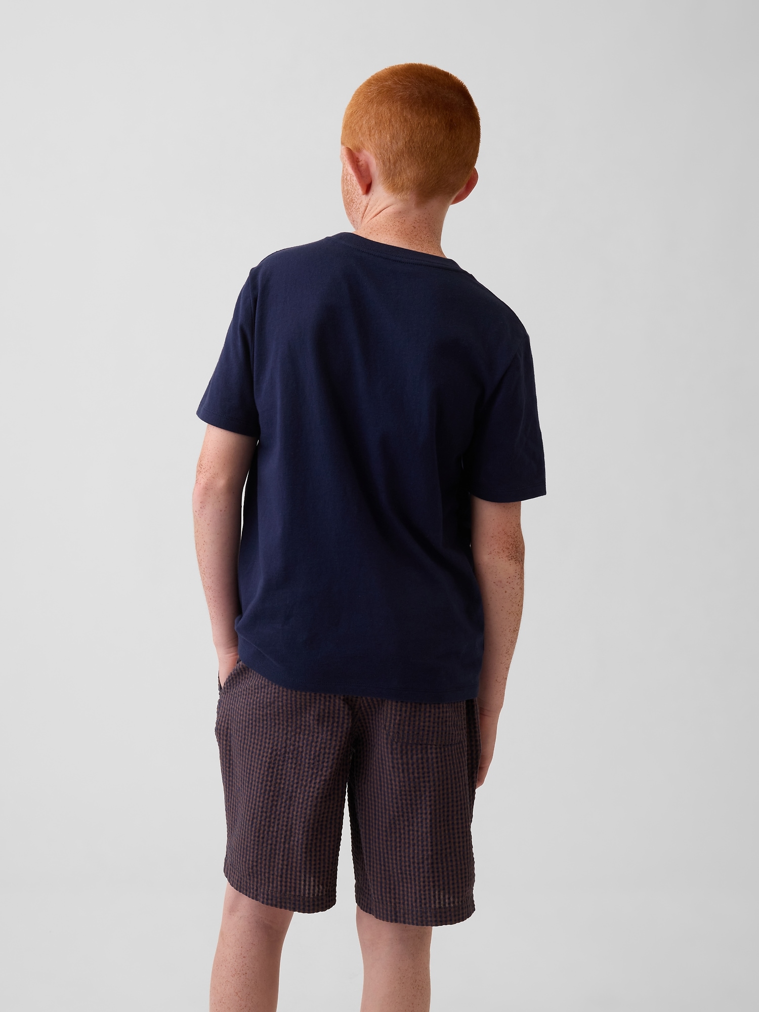 Детские футболки Gap Kids Basic T-Shirt — фото 3