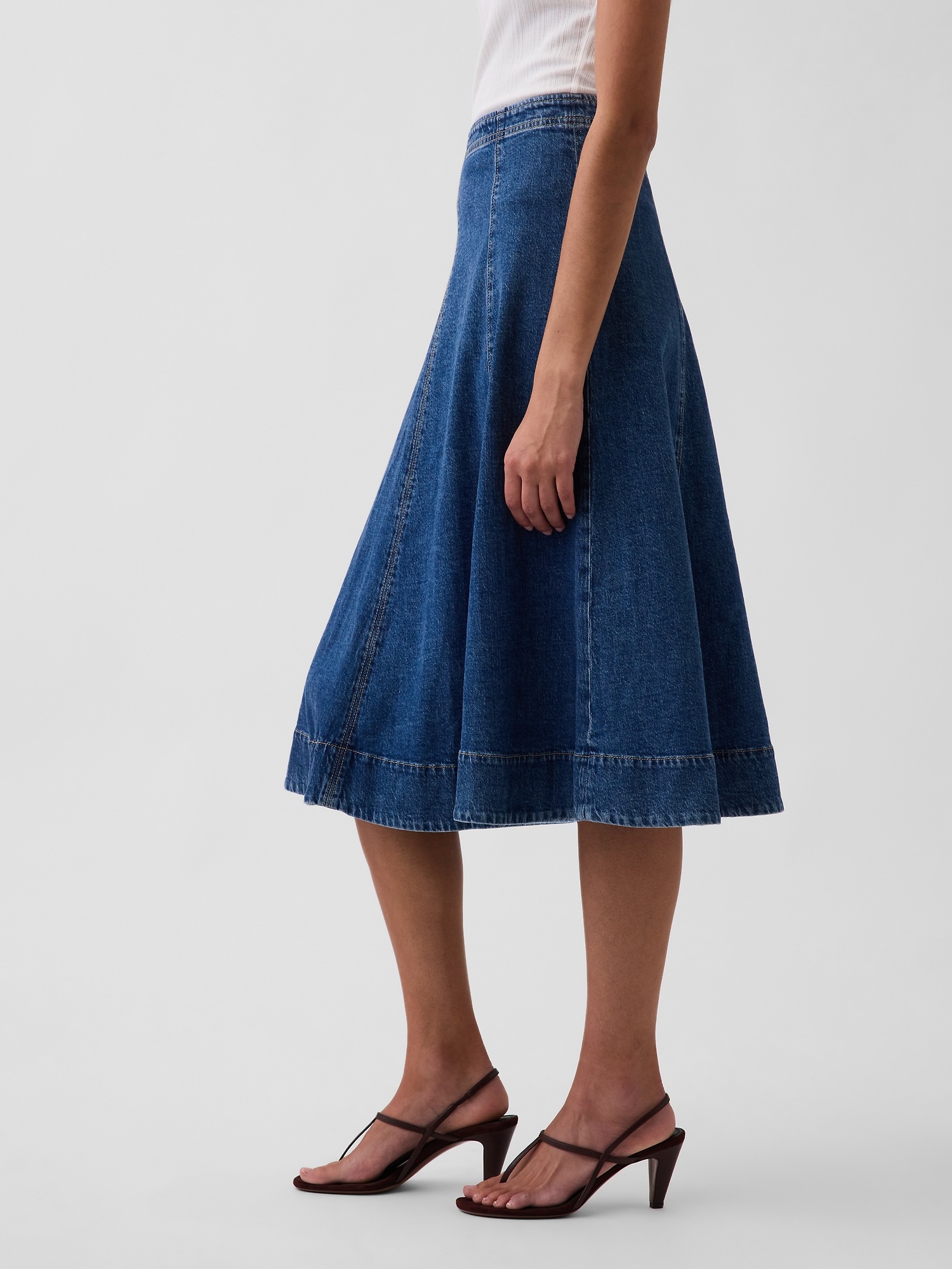 Gap Denim Midi Tulip Skirt — фото 3