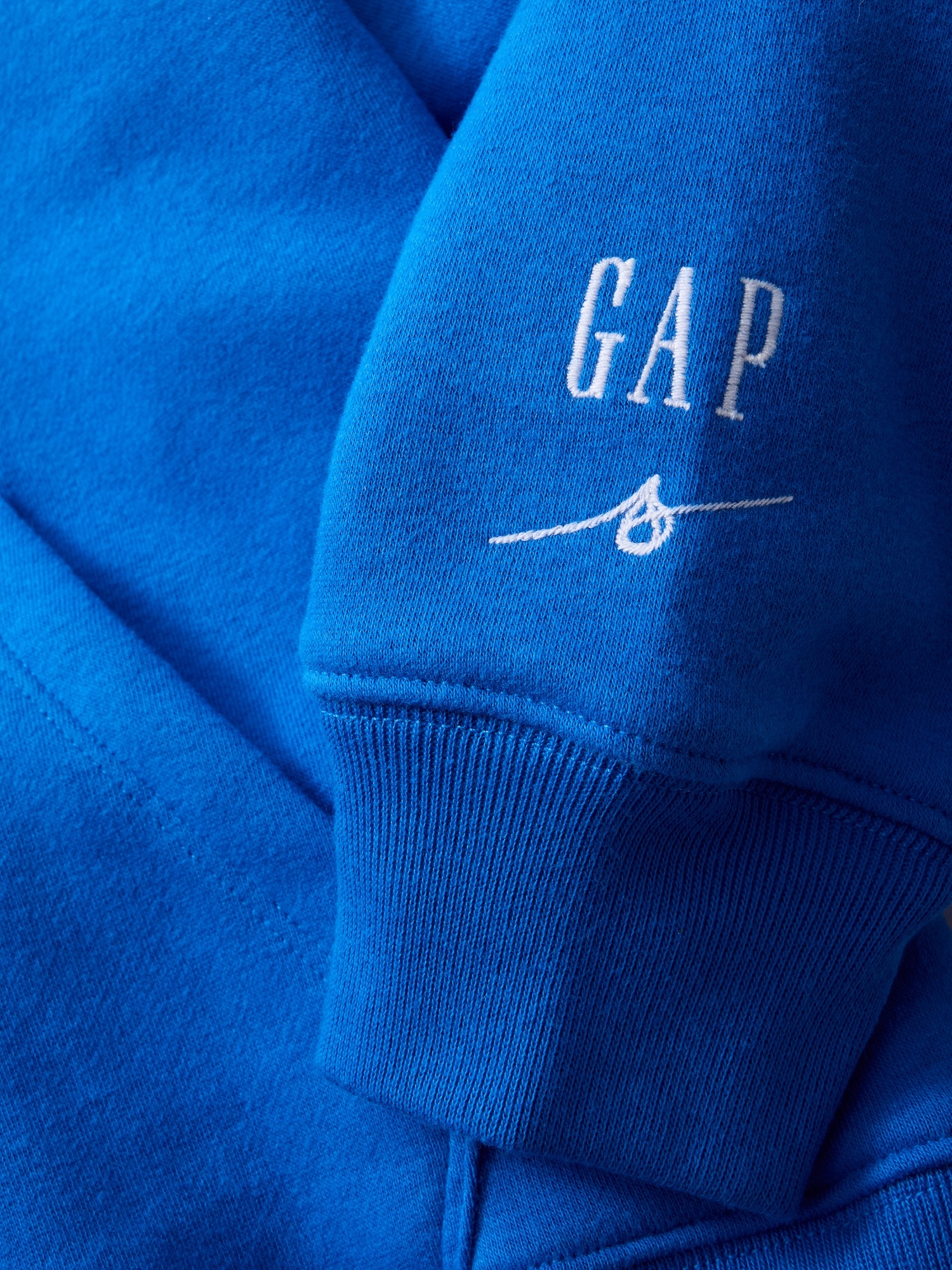Детское худи Gap Get Blue Kids VintageSoft Relaxed, цвет: Синий — фото 5