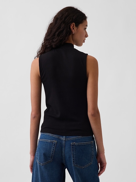 Image number 3 showing, Modern Mockneck Tank Top