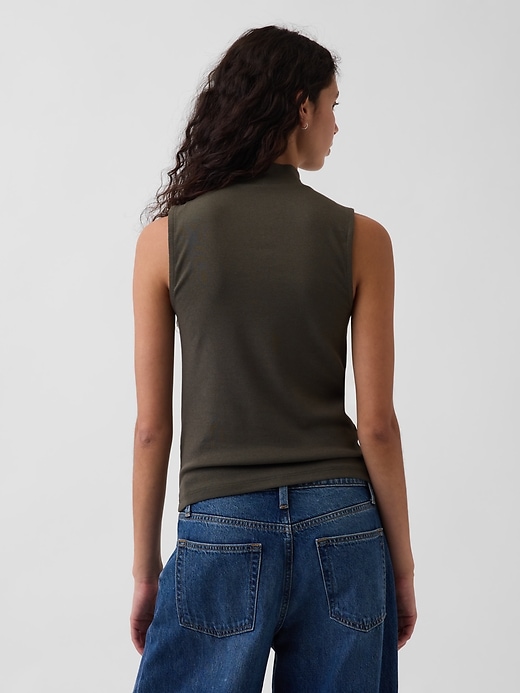 Image number 3 showing, Modern Mockneck Tank Top