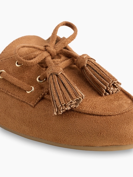 Image number 5 showing, Vegan Suede Tassel Moc Mules