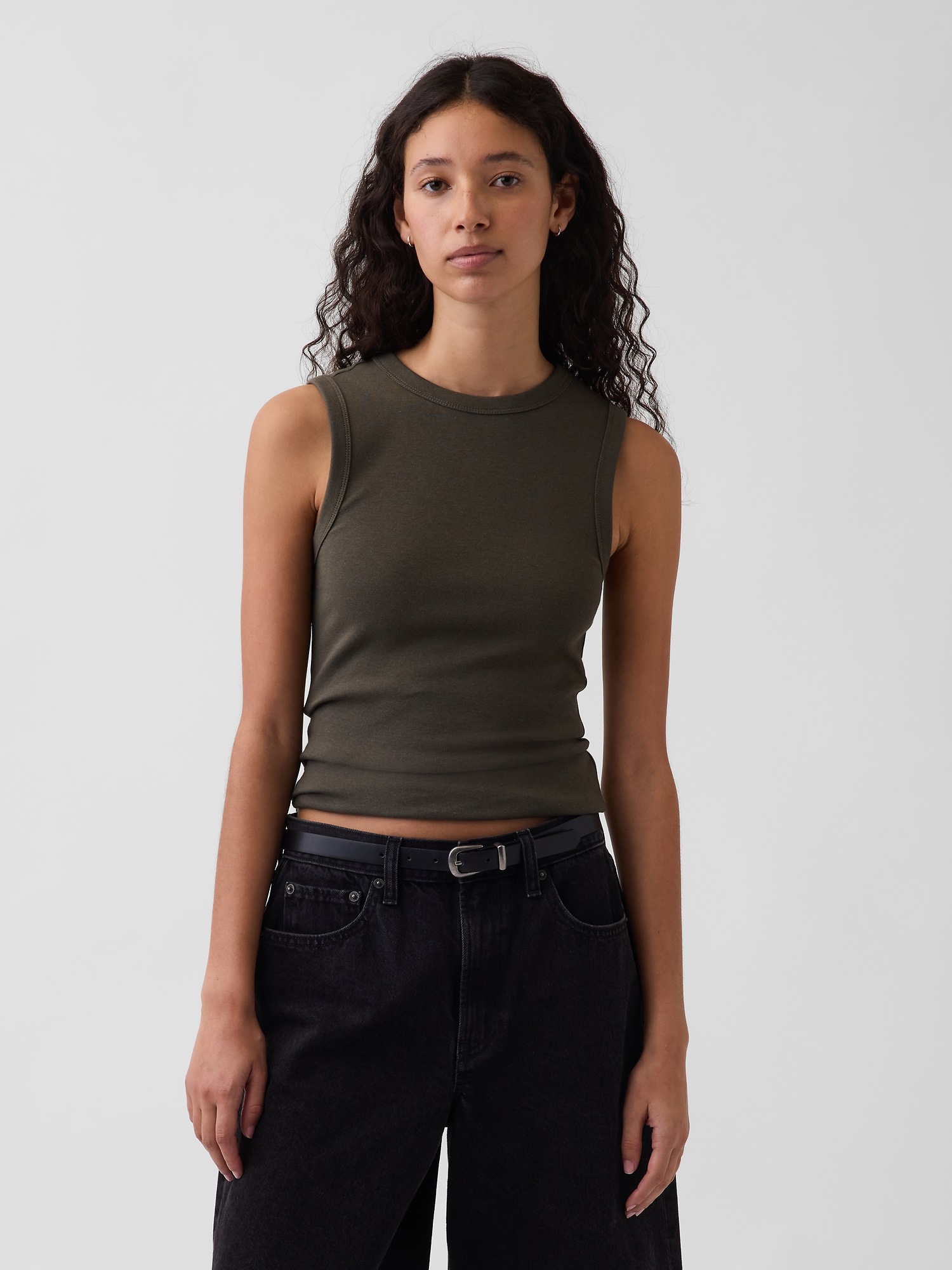 Женские топы Gap Modern Crewneck Tank Top