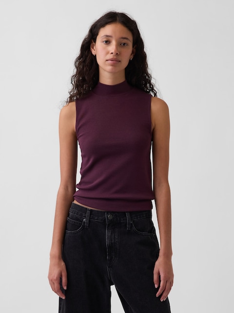 Modern Mockneck Tank Top