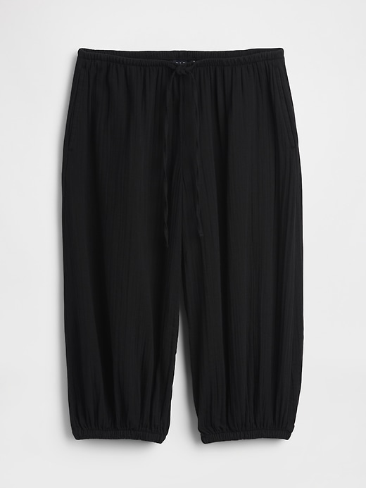 Image number 5 showing, Cotton Gauze Easy Culotte Pants