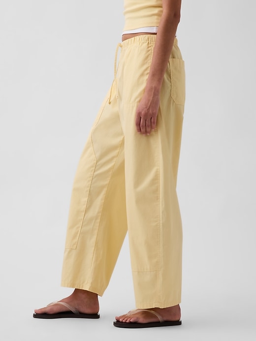 Image number 3 showing, Twill Easy Double-Knee Barrel Pants