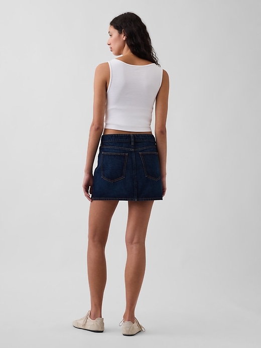 Image number 2 showing, Denim Mini Skirt