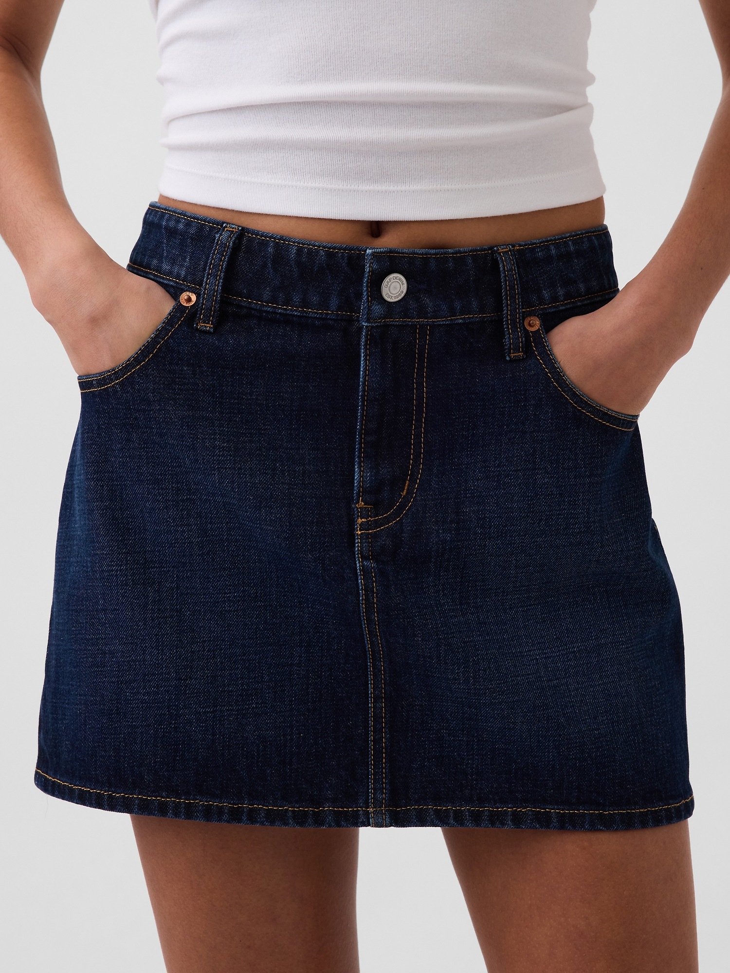 Gap Denim Mini Skirt — фото 3
