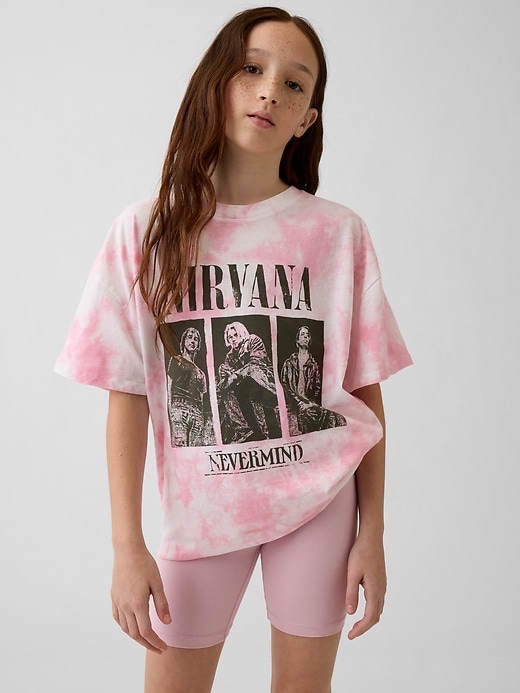 Image number 1 showing, Kids Nirvana Oversized T-Shirt